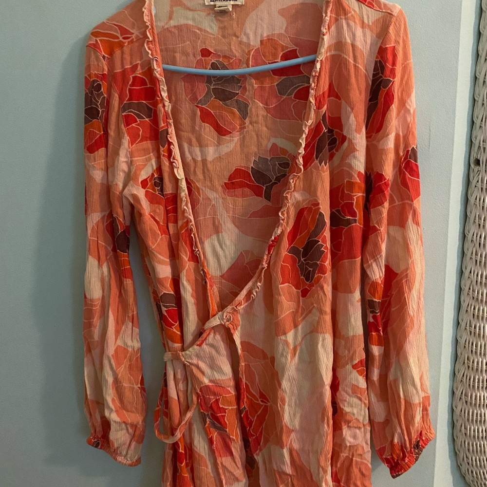 Billabong Size M Multi Color Cover Up